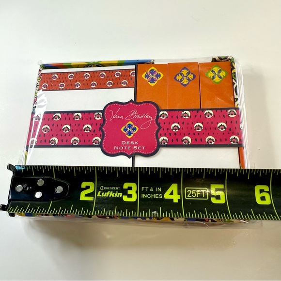 Vera Bradley-Retired Desk Note Set-Rio-Sticky Notes-Tabs-Notepad-NWT - Picture 10 of 11